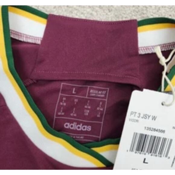 Adidas Womens MLS Portland Timbers Archive Replica Jersey Red LARGE NWT $100 - Picture 6 of 10